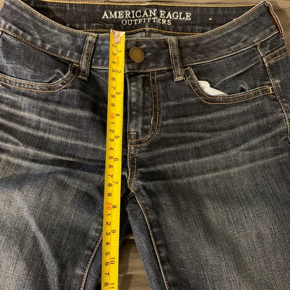 American Eagle Jegging Size 2 Regular Crop Jeans - Picture 13 of 14